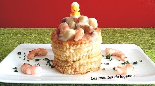 Bouchée à la Reine aux fruits de mer